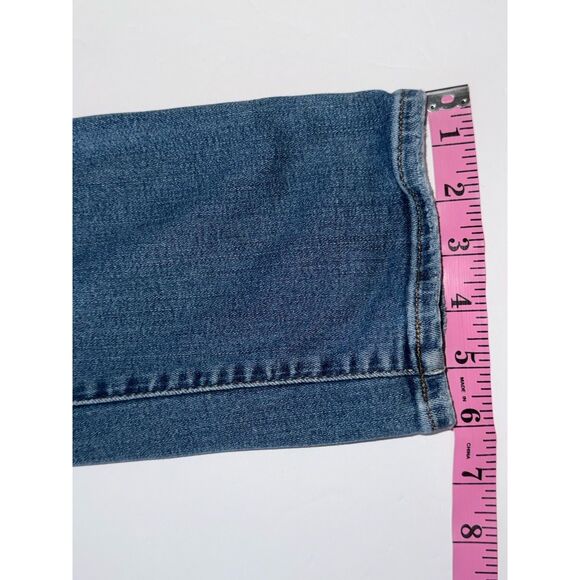 Madewell Stovepipe Jeans Womens 27 High Rise Ankle Stretch Classic Blue Denim - Picture 12 of 16